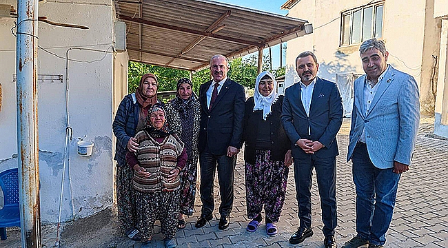 VALİ TORAMAN AKÇEŞME KÖYÜ'NÜ ZİYARET ETTİ