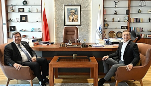 AHMET AKIN'DAN MUHARREM ERKEK'E ZİYARET