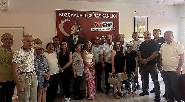 "BOZCAADA ÖRGÜTÜMÜZLE DAYANIŞMA İÇİNDEYİZ"
