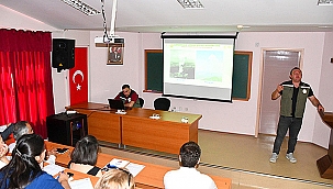 ÇOMÜ'DE ORMAN YANGINLARI BİLİNÇLENDİRME EĞİTİMİ DÜZENLENDİ