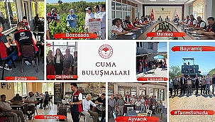  CUMA BULUŞMALARINDA ÜRETİCİYLE SAHADA BİREBİR GÖRÜŞME