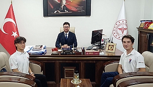 MİLLİ SPORCULARDAN İL SAĞLIK MÜDÜRÜNE ZİYARET