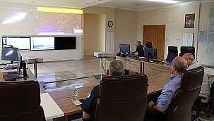 VALİ TORAMAN'DAN YANGIN YÖNETİM MERKEZİ'NE ZİYARET