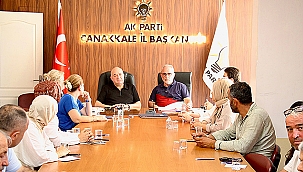 AK PARTİ HAFTALIK YÖNETİM KURULU TOPLANTISI GERÇEKLEŞTİRİLDİ