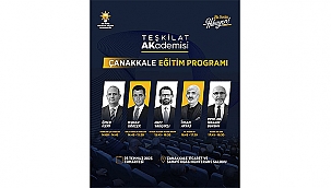 AK PARTİ TEŞKİLAT AKADEMİSİ ÇANAKKALEDE