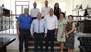 CEZAEVİ MÜDÜRÜNDEN BAROYA VEDA ZİYARETİ