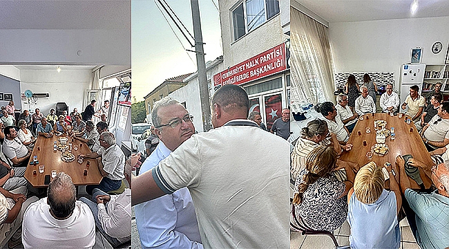 CHP'DEN GEYİKLİ'YE ZİYARET