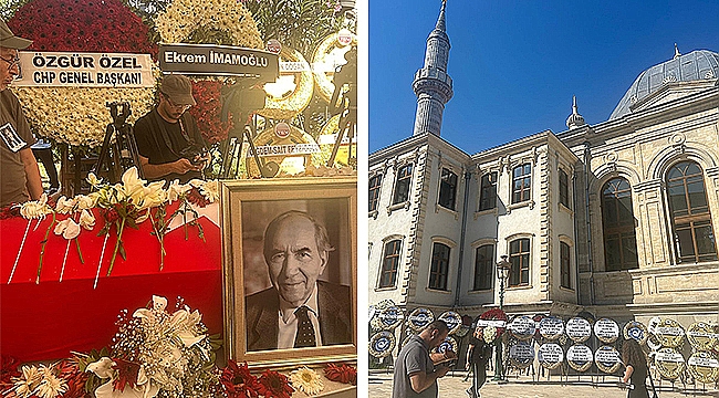 CHP'Lİ HEYET ALTAN ÖYMEN'İ SON YOLCULUĞUNA UĞURLADI