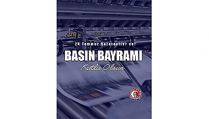 ÇOMÜ'DEN 24 TEMMUZ BASIN BAYRAMI MESAJI