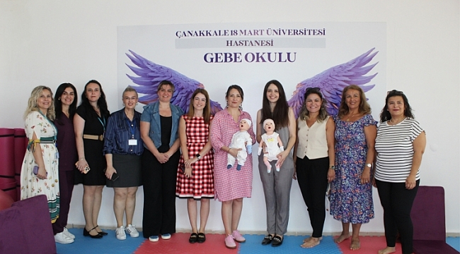 ÇOMÜ HASTANESİ'NDE ANNE ADAYLARINA DESTEK