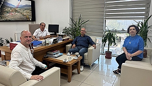 ÇTSO, ÇANAKKALE TAPU MÜDÜRÜ BURHAN ÖZSOY'U ZİYARET ETTİ