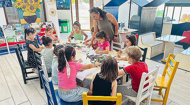 KEPEZ'DE YAZ ATÖLYELERİ DEVAM EDİYOR