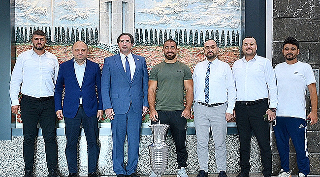 KIRKPINAR FİNALİSTİNDEN ÇOMÜ'YE ZİYARET