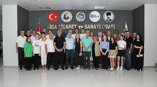 LGS BİRİNCİLERİ BİGA TSO'DA ÖDÜLLENDİRİLDİ