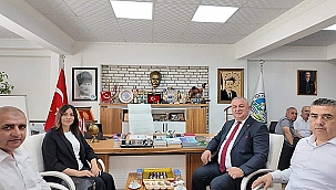 MİLLÎ EĞİTİM MÜDÜRÜ HAYTA'DAN GEYİKLİ BELEDİYESİNE ZİYARET