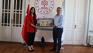 MİNE HAYTA'DAN KÜLTÜR VE TURİZM MÜDÜRÜNE ZİYARET