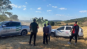 SAPANCA KÖYÜNDE BİÇERDÖVER KONTROLLERİ YAPILDI