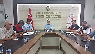 TARIM SAYIMI ÖNCESİ DEĞERLENDİRME TOPLANTISI YAPILDI