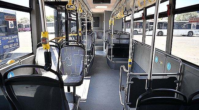 TOPLU TAŞIMA ARAÇLARI RUTİN OLARAK TEMİZLENİYOR