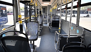 TOPLU TAŞIMA ARAÇLARI RUTİN OLARAK TEMİZLENİYOR