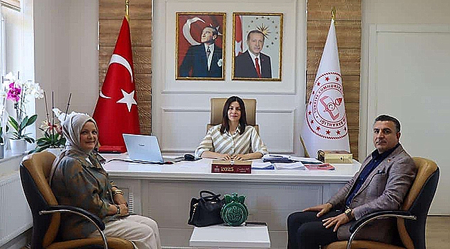 YENİDEN REFAH PARTİSİ'NDEN MİLLÎ EĞİTİM MÜDÜRLÜĞÜ'NE ZİYARET