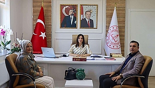 YENİDEN REFAH PARTİSİ'NDEN MİLLÎ EĞİTİM MÜDÜRLÜĞÜ'NE ZİYARET