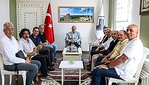 ARKEOLOJİK KAZI BAŞKANLARINDAN VALİ TORAMAN'A ZİYARET