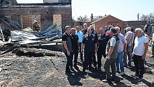 ÇANAKKALE'DEKİ YANGINA MÜDAHALEDE AFAD VE İLGİLİ KURUMLARDAN YOĞUN ÇALIŞMA