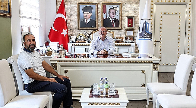 EĞİTİM BİR-SEN ŞUBE BAŞKANI RESUL CAN'DAN VALİ TORAMAN'A ZİYARET