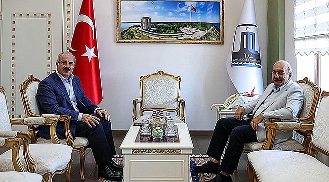 ESKİ BAKAN HAMDİ ÜÇPINARLAR'DAN VALİ TORAMAN'A ZİYARET