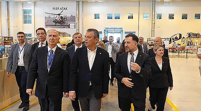 ÖZGÜR CEYLAN, GENEL BAŞKAN ÖZGÜR ÖZEL İLE TUSAŞ'TA