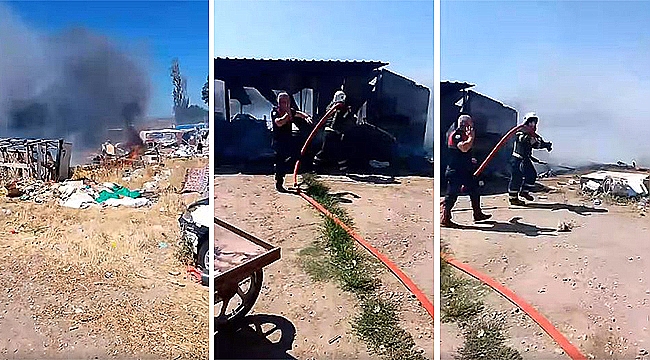  TEKZEN BÖLGESİ'NDE KORKUTAN YANGIN!