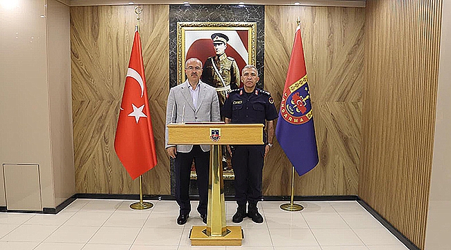 VALİ TORAMAN'DAN İL JANDARMA KOMUTANI AKYÜZ'E HAYIRLI OLSUN ZİYARETİ