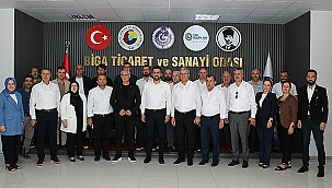  AK PARTİ HEYETİ BİGA TSO'YU ZİYARET ETTİ