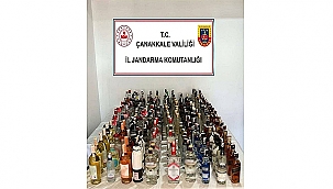 AYVACIK'TA KAÇAK ALKOL OPERASYONU