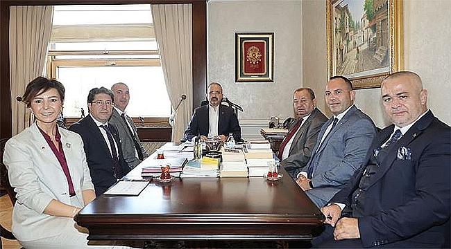 BİGA TSO'DAN BAKAN YARDIMCISI BÜLENT TURAN'A ZİYARET