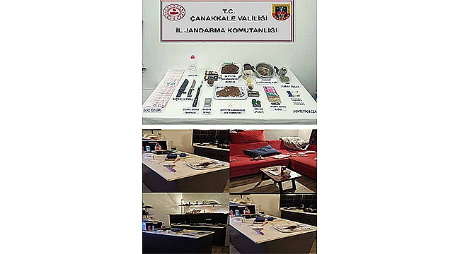 ÇANAKKALE'DE UYUŞTURUCU İMALATHANESİNE OPERASYON