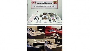 ÇANAKKALE'DE UYUŞTURUCU İMALATHANESİNE OPERASYON