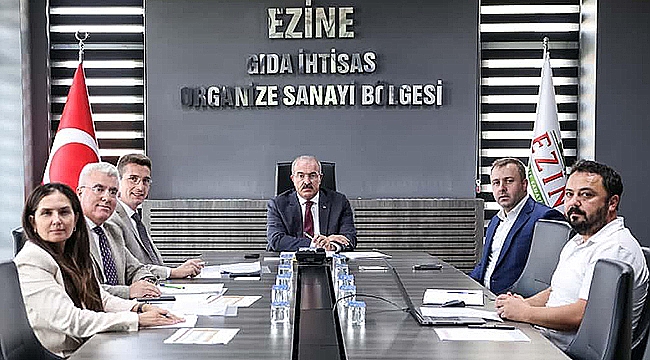 ÇANAKKALE VALİSİ TORAMAN'DAN EZİNE GIDA İHTİSAS OSB'YE ZİYARET