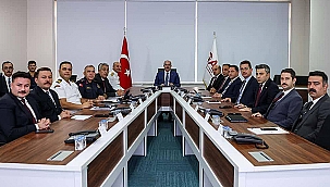 İL GÜVENLİK, ASAYİŞ VE KOORDİNASYON TOPLANTISI GERÇEKLEŞTİRİLDİ