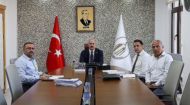  İL ÖZEL İDARESİ ÇALIŞMALARI DEĞERLENDİRİLDİ