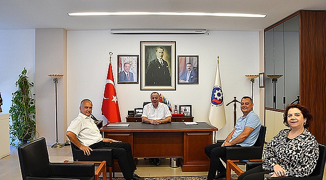 İLYAS ARSLAN ÇTSO YÖNETİM KURULU BAŞKANI SELÇUK SEMİZOĞLU'NU ZİYARET ETTİ