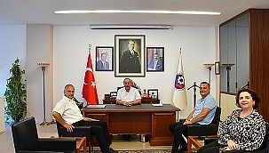 İLYAS ARSLAN ÇTSO YÖNETİM KURULU BAŞKANI SELÇUK SEMİZOĞLU'NU ZİYARET ETTİ