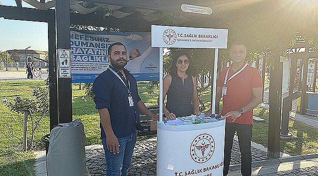 "NEFESİNİZ DUMANSIZ, HAYATINIZ SAĞLIKLI" ETKİNLİĞİYLE FARKINDALIK OLUŞTURULDU