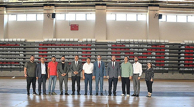 REKTÖR CÜNEYT ERENOĞLU, SPOR BİLİMLERİ FAKÜLTESİNDE İNCELEMELERDE BULUNDU