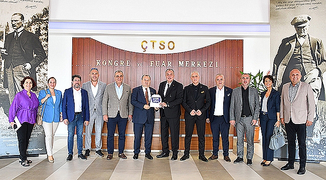 ŞADAN DOĞAN'DAN, ÇANAKKALE TİCARET VE SANAYİ ODASI'NA ZİYARET