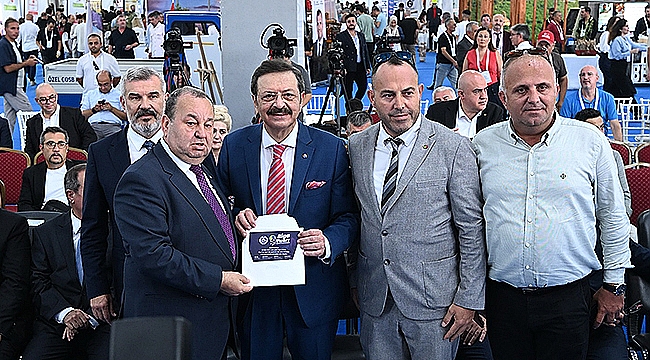 TOBB BAŞKANI RİFAT HİSARCIKLIOĞLU'NA BİGA FUARI DAVETİ