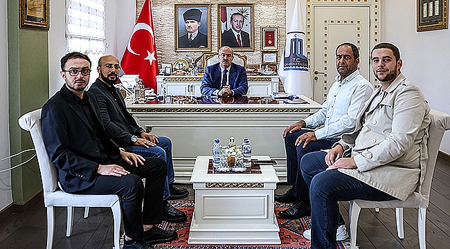 ÜNİVERSİTE BURSLARI VE BARINMA KOORDİNATÖRLÜĞÜNDEN VALİ TORAMAN'A ZİYARET