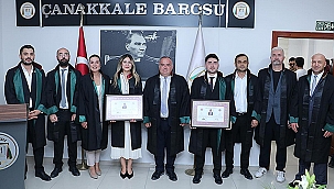 YENİ AVUKATLAR RUHSATINI ALDI