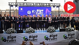 19. BİGA FUARI TÖRENLE AÇILDI